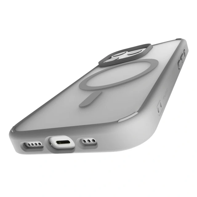 Чохол Puro Gradient для iPhone 16 Pro Silver with MagSafe (8018417485350)