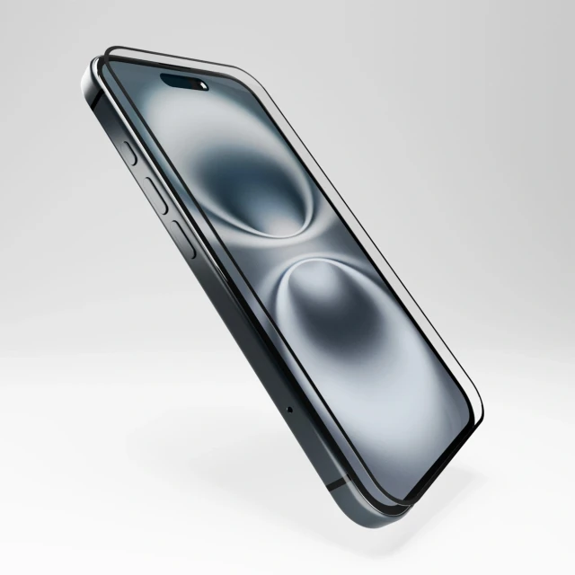 Захисна плівка Puro Flexible Glass D3O Black для iPhone 16 / iPhone 15 / iPhone 15 Pro (8018417485497)
