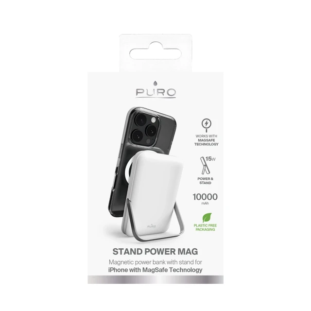 Powerbank Puro 10000mAh White with MagSafe (8018417488016)