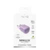 Мережевий зарядний пристрій Puro 20W GaN USB-C Pink (8018417490569)
