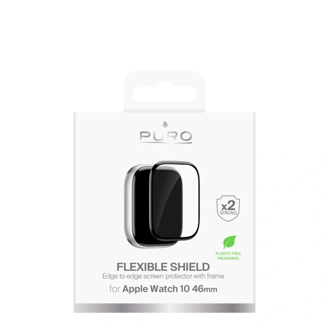 Захисна плівка Puro Flexible Shield для Apple Watch Series 10/11 46 mm Чорний (8018417497568)
