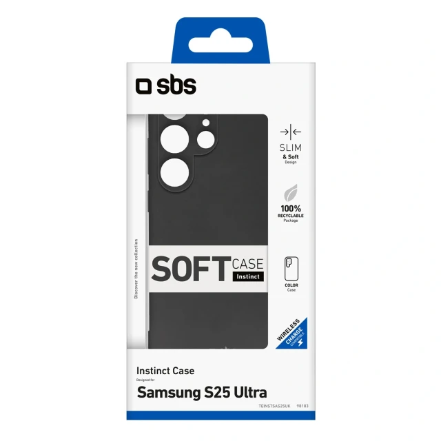 Чохол SBS Instinct для Samsung Galaxy S25 Ultra Black (8018417498183)