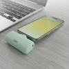 Powerbank SBS EcoPower 5000 mAh 10W з вбудованим портом USB-C Green (TEBB5000PLUGLBGRS)