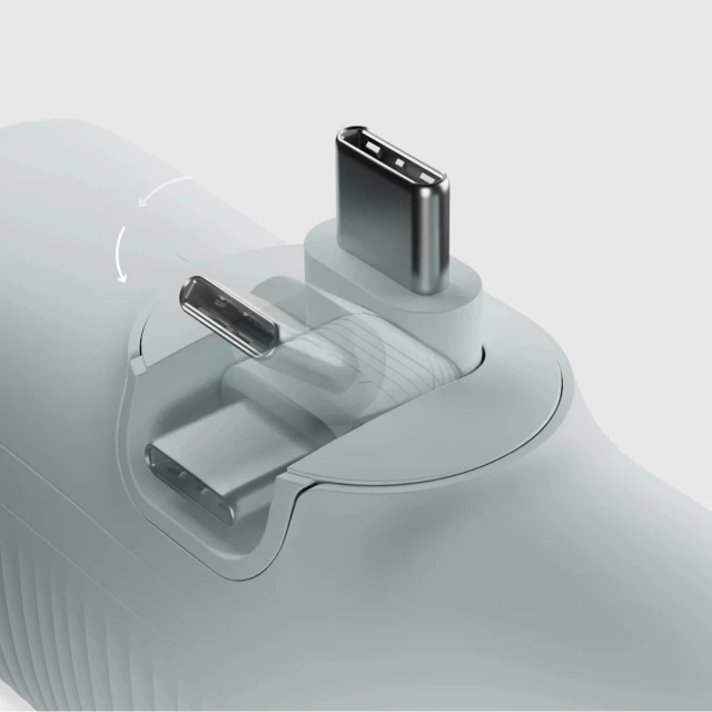 Powerbank SBS EcoPower 5000 mAh 10W со встроенным портом USB-C Grey (TEBB5000PLUGLGGRS)