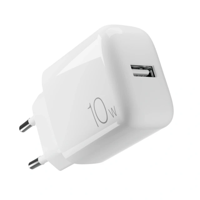 Мережевий зарядний пристрій Puro Prolite 10W USB-A White (8018417498572)