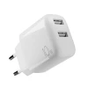 Мережевий зарядний пристрій Puro PROLITE 10W 2x USB-A White (8018417498589)