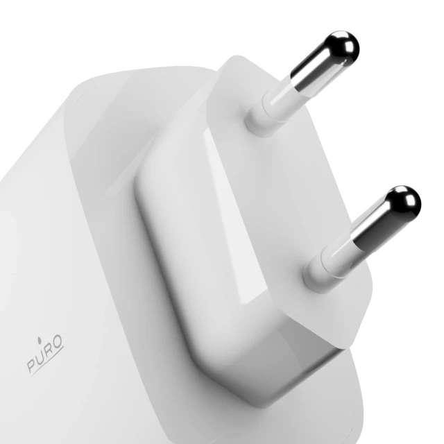 Сетевое зарядное устройство Puro PROLITE 45W USB-C White (8018417498626)