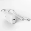 Мережевий зарядний пристрій Puro PROLITE 10W USB-A + кабель USB-A - USB-C 1.2m White (8018417498633)
