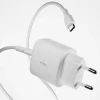 Зарядний пристрій Puro PROLITE 25W USB-A/USB-C + кабель USB-C - USB-C 1.2m White (8018417498664)