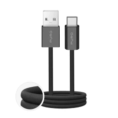 Кабель Puro Fabrik 2.0 10W USB-A - USB-C в оплетенні 1,5 м Black (8018417498732)