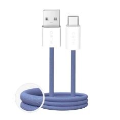 Кабель Puro Fabrik 2.0 10W USB-A - USB-C в оплетенні 1,5 м Blue (8018417498749)