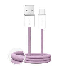 Кабель Puro Fabrik 2.0 10W USB-A - USB-C в оплетенні 1,5 м Pink (8018417498756)