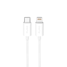Кабель Puro TPE 20W USB-C - Lightning 3m White (8018417498909)