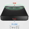 Powerbank SBS Mag Power Qi2 5000 mAh Black with MagSafe (TEBB5000QI2)
