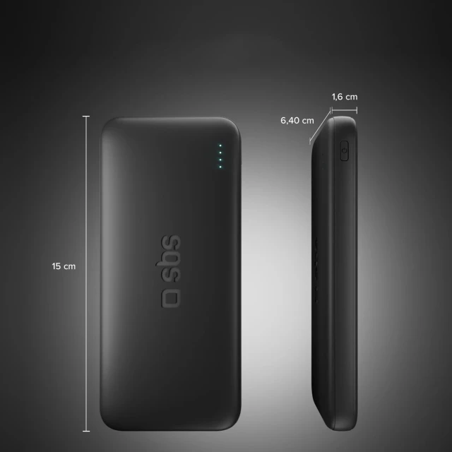 Повербанк SBS Infinity 10000mAh 10W Black (TTBB10000PO4K)