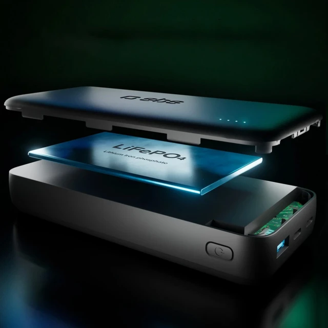 Powerbank SBS Infinity 20000mAh 10W LiFePo₄ USB-A USB-C Black (TTBB20000PO4K)