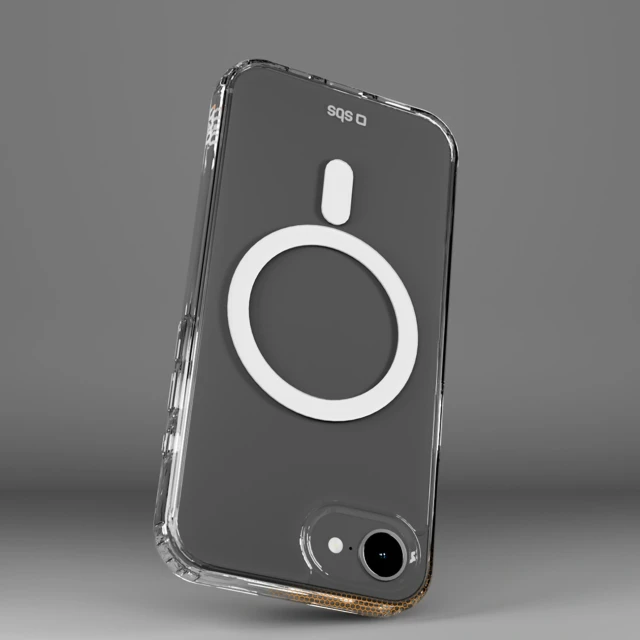 Чохол SBS Extreme Mag D3O для iPhone 16e | 17e Clear with MagSafe (8018417499609)
