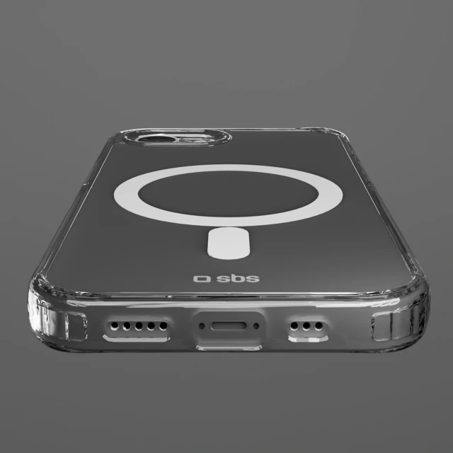 Чохол SBS Extreme Mag D3O для iPhone 16e | 17e Clear with MagSafe (8018417499609)