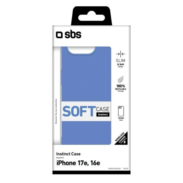 Чохол SBS Instinct для iPhone 16e Blue (8018417499654)