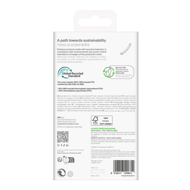 Чохол Puro 03 Nude для Samsung Galaxy S25 Ultra Clear (8018417499821)
