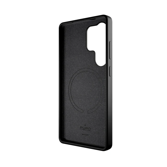 Чохол Puro Icon Mag для Samsung Galaxy S25 Ultra Black with MagSafe (8018417499852)