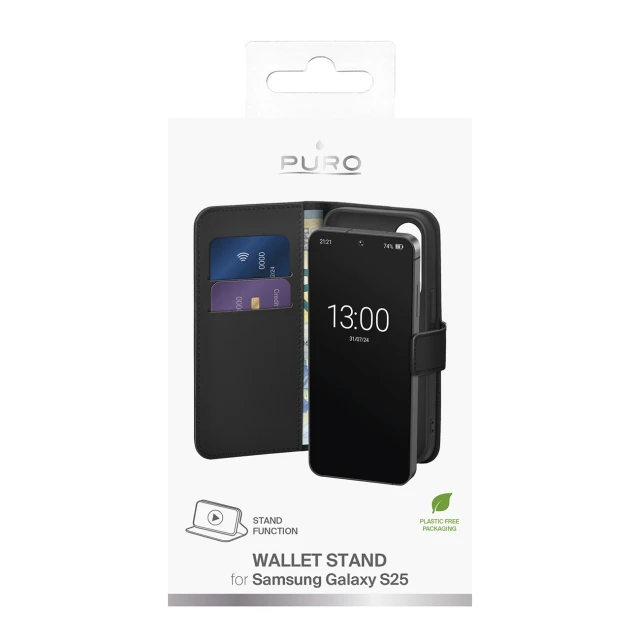 Чехол Puro Booklet Case для Samsung Galaxy S25 Black (8018417499913)