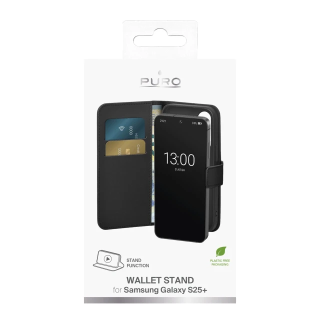 Чохол Puro Booklet Case для Samsung Galaxy S25 Plus Black (8018417499920)