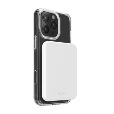 Повербанк Puro Mag Plus 5000mAh 20W Qi2 White (PUFCBB50P5MAGWHI)