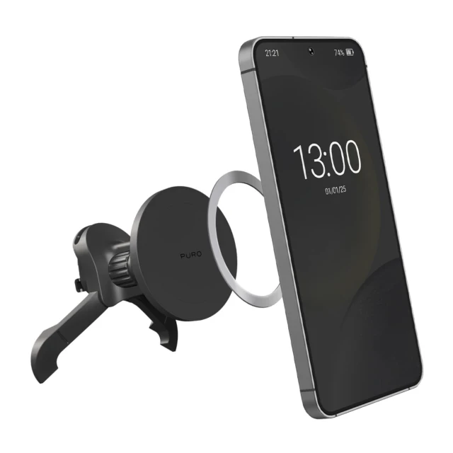 Автотримач Puro регульований Black with MagSafe (8018417500343)
