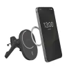Автотримач Puro з бездротовою зарядкою Qi2 Black with MagSafe (8018417500350)