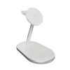 Бездротова зарядка Puro Mag Station 3в1 Qi2 White with MagSafe (8018417500398)