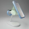 Бездротова зарядка Puro Mag Station 3в1 Qi2 White with MagSafe (8018417500398)