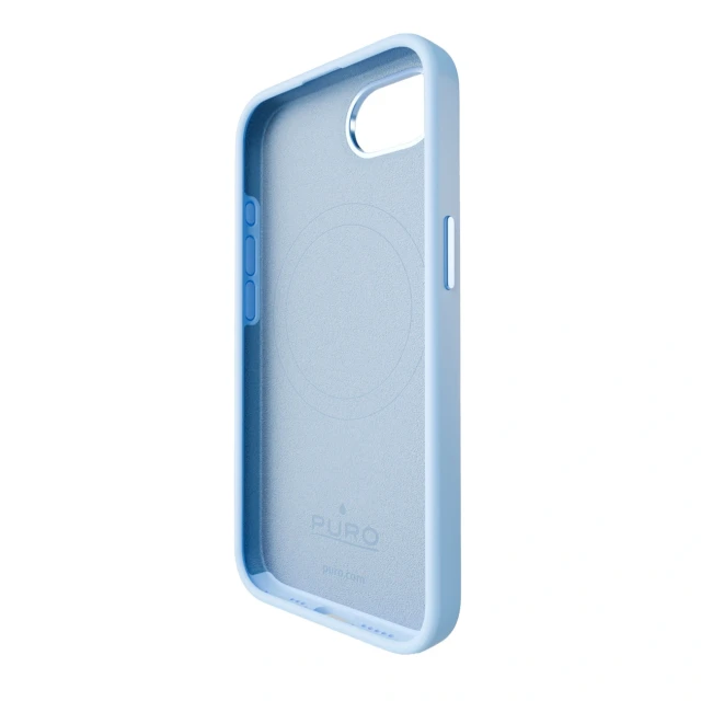 Чохол Puro Icon Mag Pro для iPhone 16E Blue with MagSafe (8018417500978)