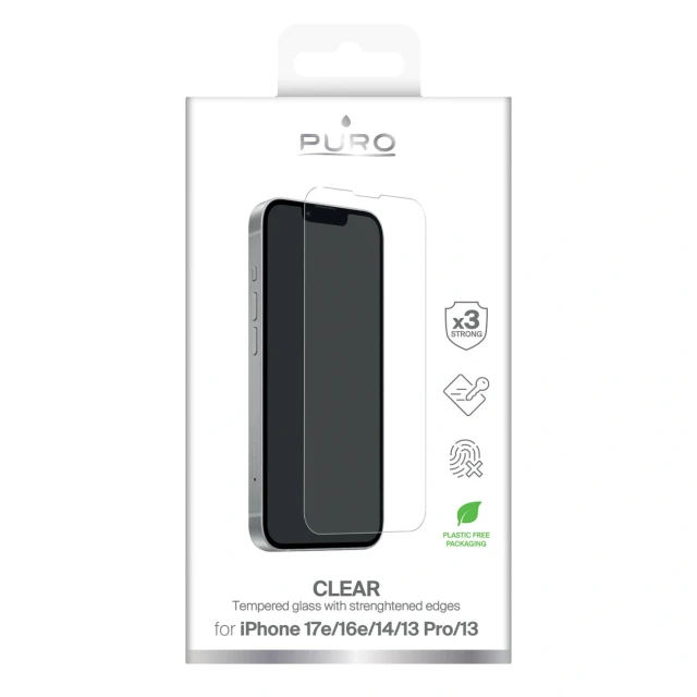 Захисне скло Puro Standard для iPhone 16E (8018417500992)