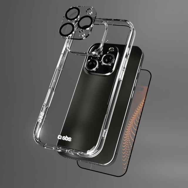 Набір SBS D3O для iPhone 16 Pro Clear (8018417512063)