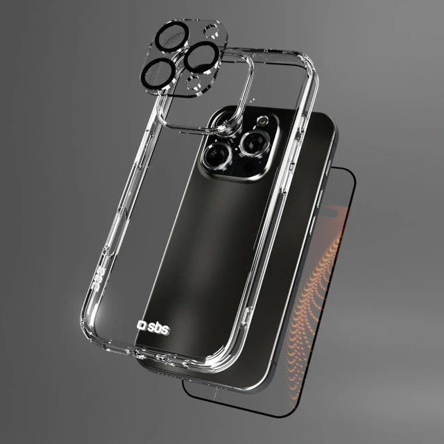 Набір SBS D3O для iPhone 16 Pro Max Clear (8018417512087)