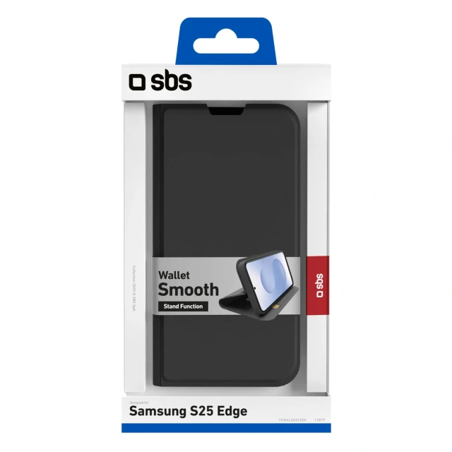 Чохол SBS Wallet для Samsung Galaxy S25 Edge Black (8018417513879)