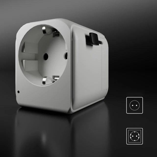 Адаптер SBS універсальний EU 2xUSB-A White (TEADAPTEUGND)