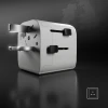 Адаптер SBS універсальний EU 2xUSB-A White (TEADAPTEUGND)