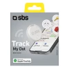 Локализатор SBS Track My Circle совместимый с Apple Find My White (8018417523687)