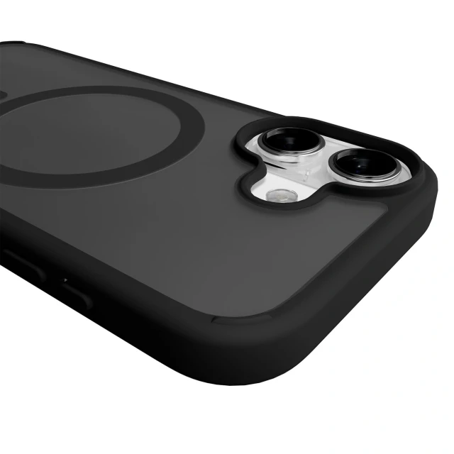 Чохол Puro Gradient TPU для iPhone 17 Black with MagSafe (8018417525483)