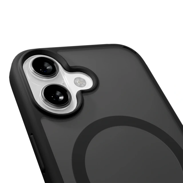 Чохол Puro Gradient TPU для iPhone 17 Black with MagSafe (8018417525483)