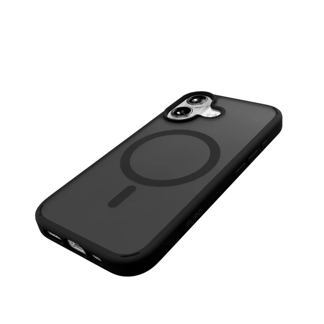 Чохол Puro Gradient TPU для iPhone 17 Black with MagSafe (8018417525483)