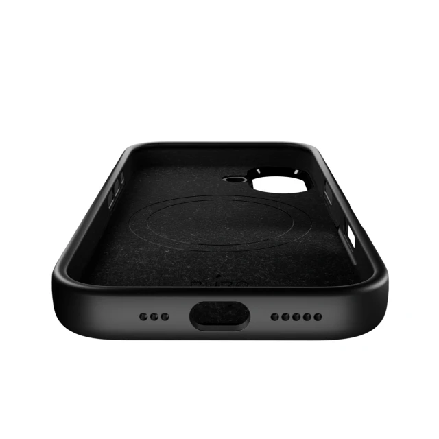 Чохол Puro Pure Icon Mag Pro Liquid Silicone для iPhone 17 Чорний with MagSafe (8018417525490)