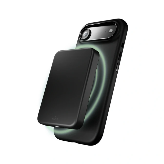 Чохол Puro Pure Icon Mag Pro Liquid Silicone для iPhone 17 Air Black with MagSafe (8018417525599)