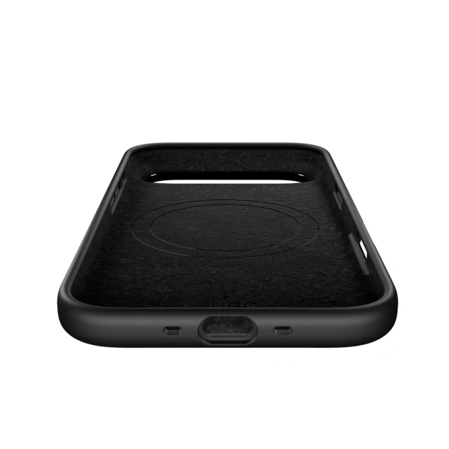 Чохол Puro Pure Icon Mag Pro Liquid Silicone для iPhone 17 Air Black with MagSafe (8018417525599)
