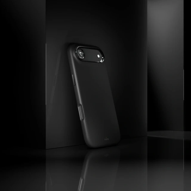 Чохол Puro Pure Icon Mag Pro Liquid Silicone для iPhone 17 Air Black with MagSafe (8018417525599)