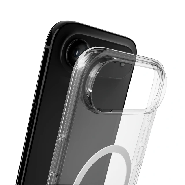 Чохол Puro Impact Clear D3O TPU+PC для iPhone 17 Air Transparent with MagSafe (8018417525605)
