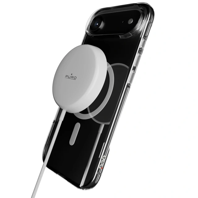 Чохол Puro Impact Clear D3O TPU+PC для iPhone 17 Air Transparent with MagSafe (8018417525605)