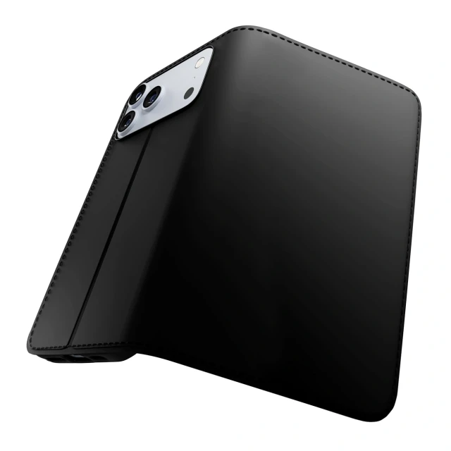 Чехол Puro Wallet Stand для iPhone 17 Pro черный (8018417525667)
